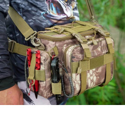 Сумка спинингиста поясная