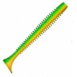 Приманка ZUB-SWING  99мм(4")-4шт, (цвет 022) зеленый верх -оранжевый низ