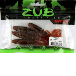 Приманка ZUB-TWIST 100мм (4)  (цвет911)