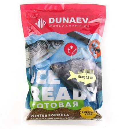 Прикормка "DUNAEV iCE-READY" 0.5кг Лещ