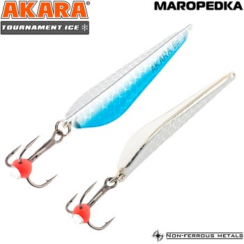 Блесна зим. Akara Tournament Ice Maropedka 75 11 гр. 1/Sil