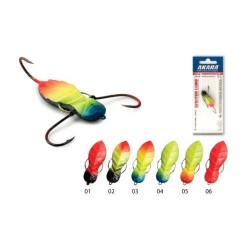 Блесна зим. Akara Стрекоза краш.  5 гр. 03 3 крючка