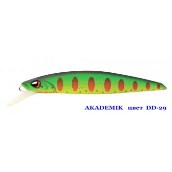 Воблер AKADEMIK   SSV-AK90   DD - 29       SP/0,8-1,2 m/8,9g/90 mm