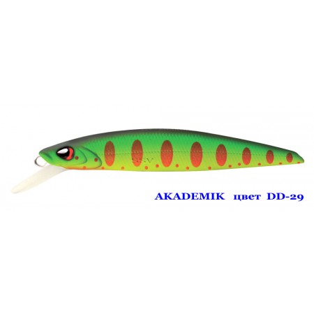Воблер AKADEMIK   SSV-AK90   DD - 29       SP/0,8-1,2 m/8,9g/90 mm