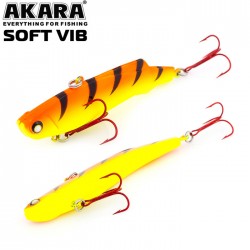 Воблер Akara раттлин Soft Vib 75 мм 17 гр. (3/5 oz 2,9 in)  A25