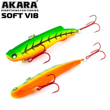 Воблер Akara раттлин Soft Vib 85 мм 25 гр. (7/8 oz 3,3 in) A145