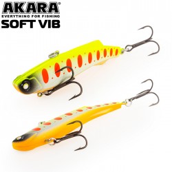 Воблер Akara раттлин Soft Vib 85 мм 25 гр. (7/8 oz 3,3 in) A196