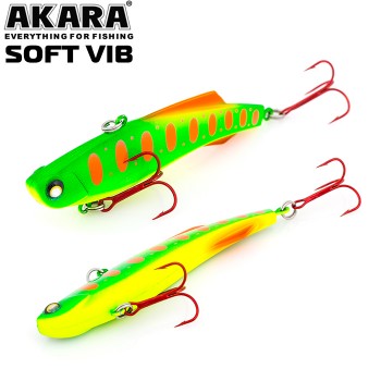 Воблер Akara раттлин Soft Vib 95 мм 29 гр. (1 oz 3,7 in) A74