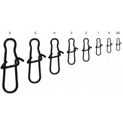 Карабин Namazu Pro NICE SNAP, цв. Carbon, р. 1, test-19 кг (уп. 10 шт.)/2000/