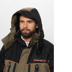 Костюм зимний Siberia LUX ткань Breathable цвет Хаки/Черный (Размер: 52-54, Рост: 182-188)-1