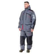 Костюм зимний Siberia цвет Серый/Черный ткань Breathable (Размер: 52-54, Рост: 182-188)