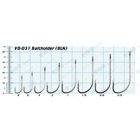 Крючки VD-031 BAITHOLDER (BLN)   1, 5 шт/уп-1