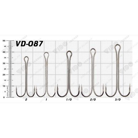 Крючки "Двойник VD-087 (BN) "Double Long LIGHT   1", 25 шт/уп-1