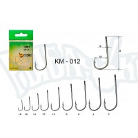 Крючок KM012 BAITHOLDER с ушком,  8, покрытие BN (7 шт)
