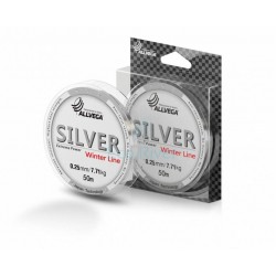 Леска монофильная ALLVEGA 'Silver' 50м 0,12мм (2,09кг) серебристая