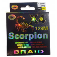 Плетенка Scorpion 128м - 0,37мм
