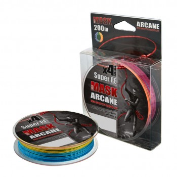 Плетёный шнур AKKOI MASK ARCANE x4 200m multicolor 0.20mm