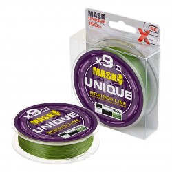 Плетёный шнур AKKOI MASK UNIQUE x9 150m khaki 0.14mm