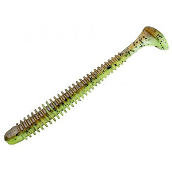 Приманка силиконовая Keitech Swing Impact 4" #401 Green Pumkin / Charteu