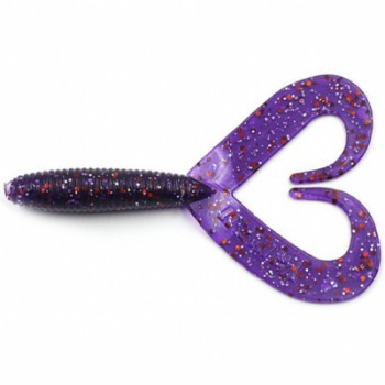 Твистер YAMAN PRO Loop-Two, р.2 inch, цв. #08 - Violet (уп.10 шт)