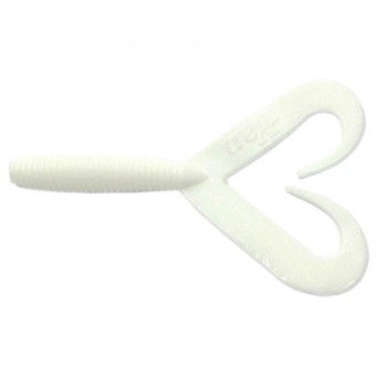 Твистер YAMAN PRO Loop-Two, р.2 inch, цвет  #01 - White (уп.10 шт)