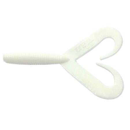 Твистер YAMAN PRO Loop-Two, р.2 inch, цвет  #01 - White (уп.10 шт)