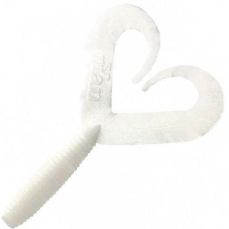 Твистер YAMAN PRO Loop-Two, р.3 inch, цвет #01 - White (уп.5 шт)