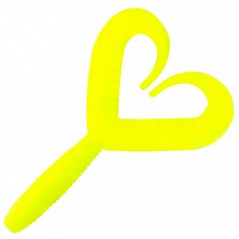 Твистер YAMAN PRO Loop-Two, р.3 inch, цвет #02 - Chartreuse (уп.5 шт)