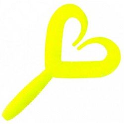 Твистер YAMAN PRO Loop-Two, р.4 inch, цвет  #02 - Chartreuse (уп.5 шт)