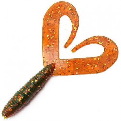 Твистер YAMAN PRO Loop-Two, р.4 inch, цвет  #09 - Motor Oil (уп.5 шт)