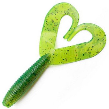 Твистер YAMAN PRO Loop-Two, р.4 inch, цвет  #10 - Green pepper (уп.5 шт)